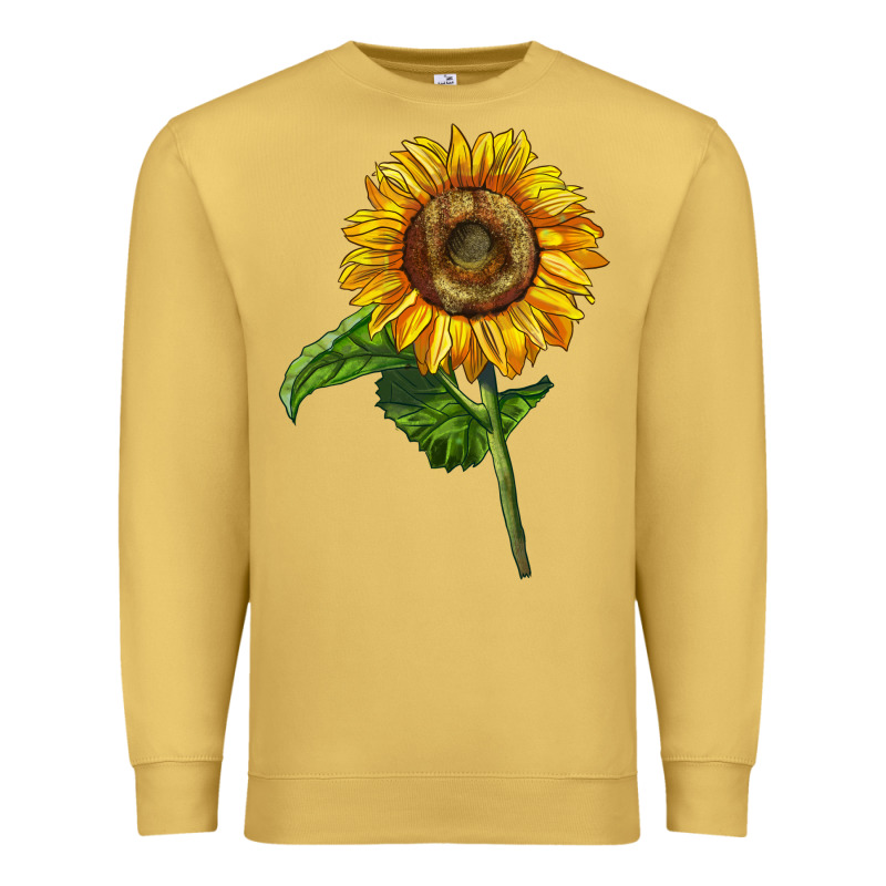 Mammoth Sunflower Premium Sweatshirt by LillyAllenDesigns | Teevron