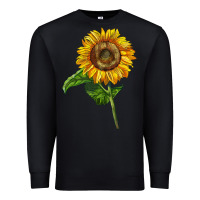 Black mammoth sunflower Premium Sweatshirt - LillyAllenDesigns