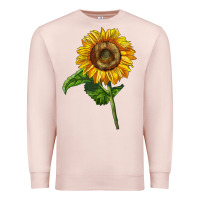 Pale Pink mammoth sunflower Premium Sweatshirt - LillyAllenDesigns
