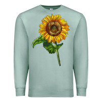 Seafoam mammoth sunflower Premium Sweatshirt - LillyAllenDesigns
