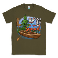 Army Green lake squad Classic Tee - HRA Design Shop