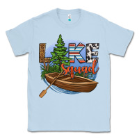 Dusty Blue lake squad Classic Tee - HRA Design Shop