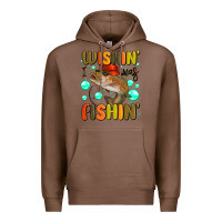Chestnut wishing i was fishing Premium Hoodie - MaliasSmallBusiness