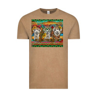 Vintage Coffee alpacas Vintage Tee - BarkalooDesign
