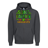 Smoke saint patrick university Zipper Hoodie - Artiststas