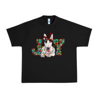 Black Christmas joy bull terrier Urban Heavy Tee - RanaPortraitStore