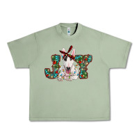 Oil Green Christmas joy bull terrier Urban Heavy Tee - RanaPortraitStore