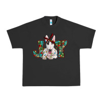 Pigment Black Christmas joy bull terrier Urban Heavy Tee - RanaPortraitStore