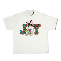 Pistachio Christmas joy bull terrier Urban Heavy Tee - RanaPortraitStore