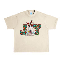 Sandshell Christmas joy bull terrier Urban Heavy Tee - RanaPortraitStore