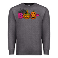 Charcoal Heather boo pumpkins Premium Sweatshirt - Jasminsmagicworld