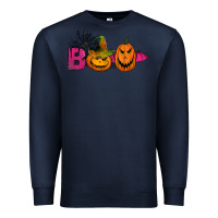 Navy boo pumpkins Premium Sweatshirt - Jasminsmagicworld