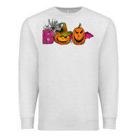 Oatmeal Heather boo pumpkins Premium Sweatshirt - Jasminsmagicworld