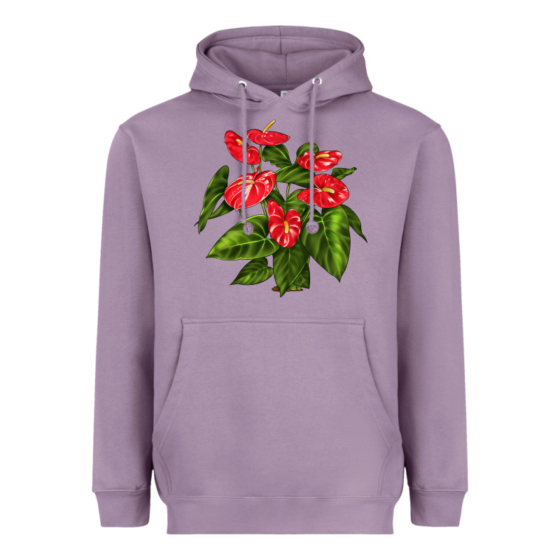 Anthurium Heavyweight Hoodie by LillyAllenDesigns | Teevron