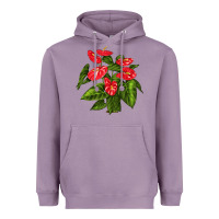 Lavender anthurium Heavyweight Hoodie - LillyAllenDesigns