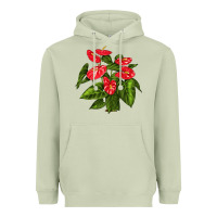 Matcha anthurium Heavyweight Hoodie - LillyAllenDesigns