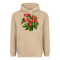 Mushroom anthurium Heavyweight Hoodie - LillyAllenDesigns