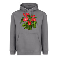 Storm anthurium Heavyweight Hoodie - LillyAllenDesigns