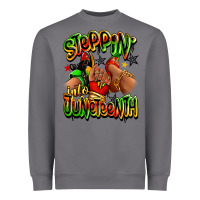 Storm Steppin' into Juneteenth sneaker and heel afro wom Heavyweight Sweatshirt - RanaPortraitStore