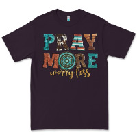 Plum pray more worry less Premium Tee - Artiststas