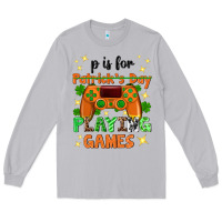 Moon Dust P is Patrick's Day playing games Long Sleeve Tee - Neo Western