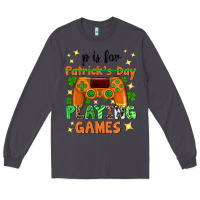 Smoke P is Patrick's Day playing games Long Sleeve Tee - Neo Western