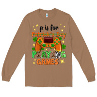 Toasted Coconut P is Patrick's Day playing games Long Sleeve Tee - Neo Western