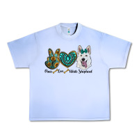 Grape Ice peace love white sepherd Urban Heavy Tee - RanaPortraitStore