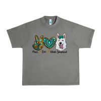 Tornado peace love white sepherd Urban Heavy Tee - RanaPortraitStore