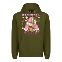 Army Green its abuelita and pan dulce season mexican santa Premium Hoodie - MaliasSmallBusiness
