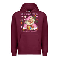 Burgundy its abuelita and pan dulce season mexican santa Premium Hoodie - MaliasSmallBusiness