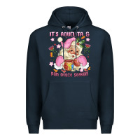 Navy its abuelita and pan dulce season mexican santa Premium Hoodie - MaliasSmallBusiness