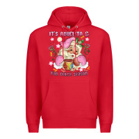 Red its abuelita and pan dulce season mexican santa Premium Hoodie - MaliasSmallBusiness