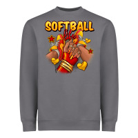 Storm Softball life afro girl sneakers Heavyweight Sweatshirt - RanaPortraitStore