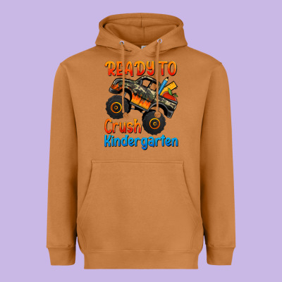 Ready To Crush Kindergarten Heavyweight Hoodie Designed By Jasminsmagicworld