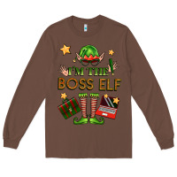 Chestnut im the boss elf Long Sleeve Tee - FaDigitalArtStudio