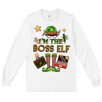 White im the boss elf Long Sleeve Tee - FaDigitalArtStudio