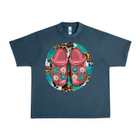 Midnight Navy western crocin Urban Heavy Tee - texasbilliewilder
