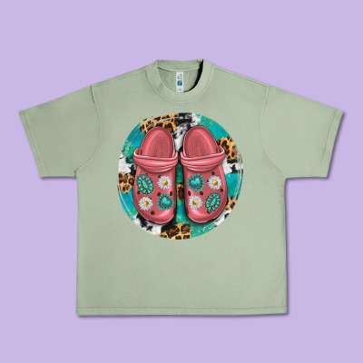 Western Crocin Urban Heavy Tee Designed By Texasbilliewilder