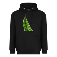 Black Snake Plant Heavyweight Hoodie - LillyAllenDesigns