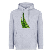 Heather Grey Snake Plant Heavyweight Hoodie - LillyAllenDesigns