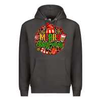 Smoke merry leopard merry christmas Premium Hoodie - MaliasSmallBusiness