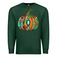 Sports Green western cowhide turquoise pumpkin Premium Sweatshirt - Jasminsmagicworld