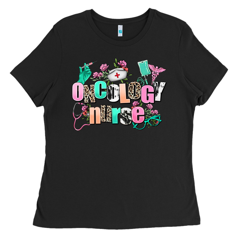 Oncology Nurse Ladies Tee by AdoDesignShop | Teevron