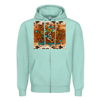 Seafoam faith hope love cross Zipper Hoodie - JahusDesignShop