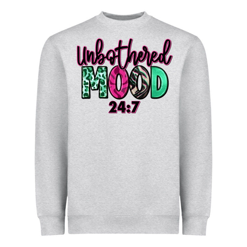 Unbothered Mood 24:7 Heavyweight Sweatshirt by RanaPortraitStore | Teevron