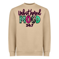 Mushroom Unbothered mood 24:7 Heavyweight Sweatshirt - RanaPortraitStore