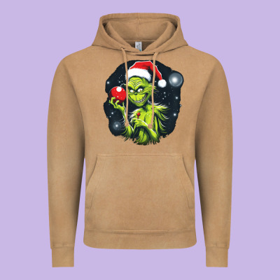Grinch Vintage Hoodie Designed By Unal Design