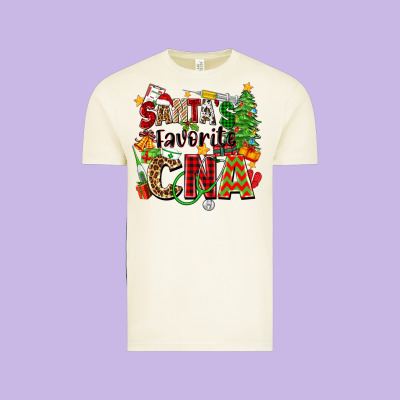 Santa's Favorite Cna Vintage Tee Designed By Zillion Design Studio