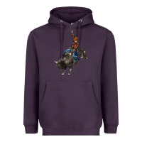 Plum western rodeo bullfighter Heavyweight Hoodie - BarkalooDesign